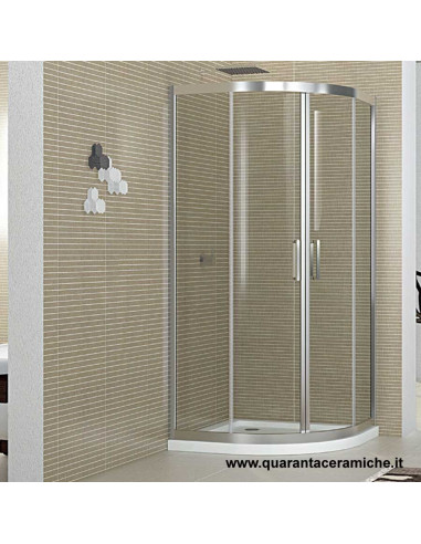 Box Doccia 90x90 Semicircolare.Box Doccia Semicircolare 90x90 Quaranta Ceramiche Srl