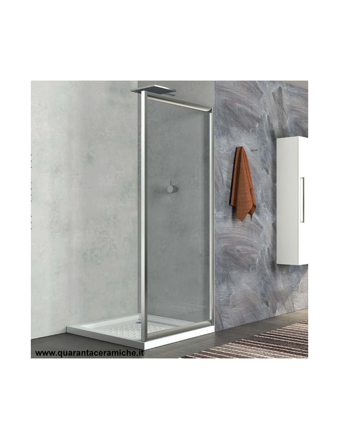 Cabina Doccia Multifunzione 90x70.Box Doccia 80x120 Cristallo Temperato Quaranta Ceramiche Srl