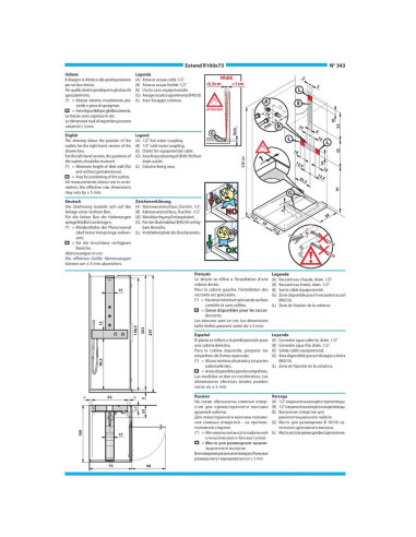 Scheda Tecnica Cabina Doccia.Albatros Cabina Doccia Con Cascata Quaranta Ceramiche