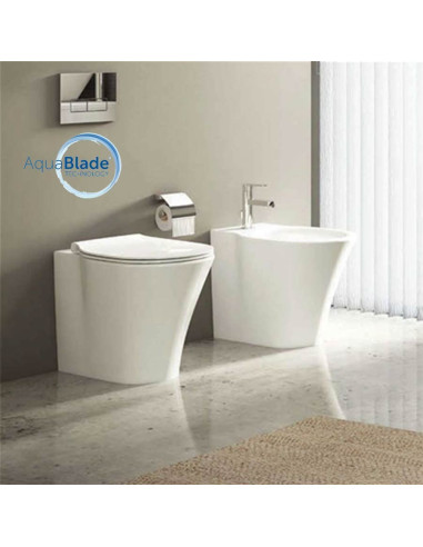 Vaso Connect Air Ideal Standard.Ideal Standard Connect Air Back To Wall Toilet Bidet And Seat Quaranta Ceramiche